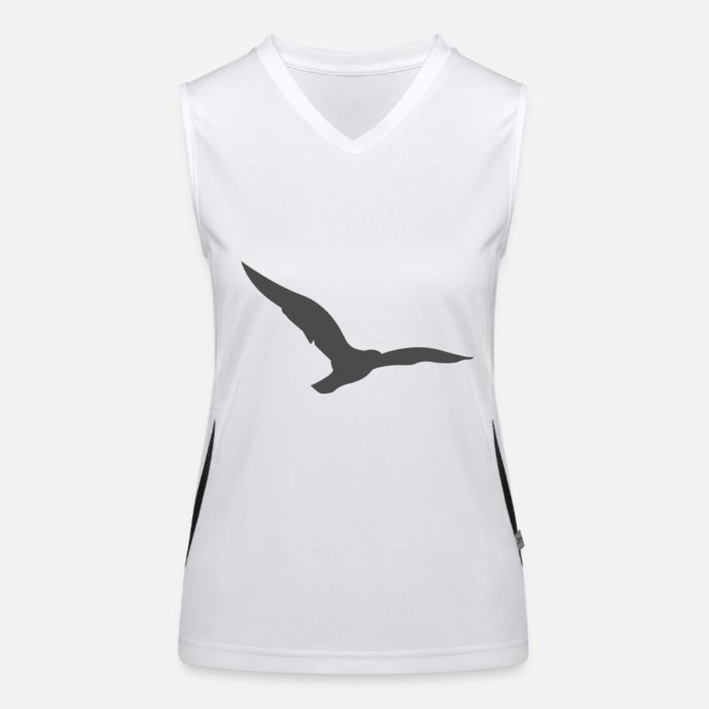 Vogel Funktionelles Kontrast-Tank Top für Frauen