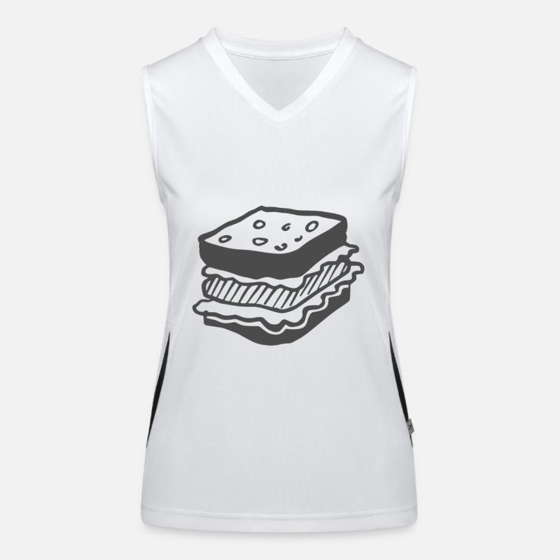 sandwich Débardeur respirant contrasté Femme