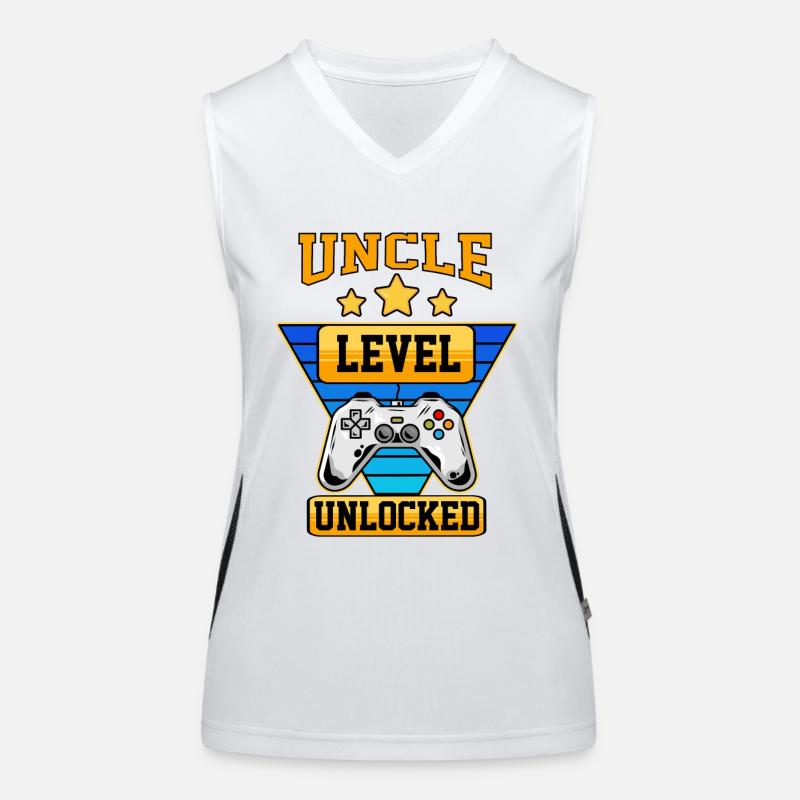 Uncle Level Unlocked Women's Functional Contrast Tank Top