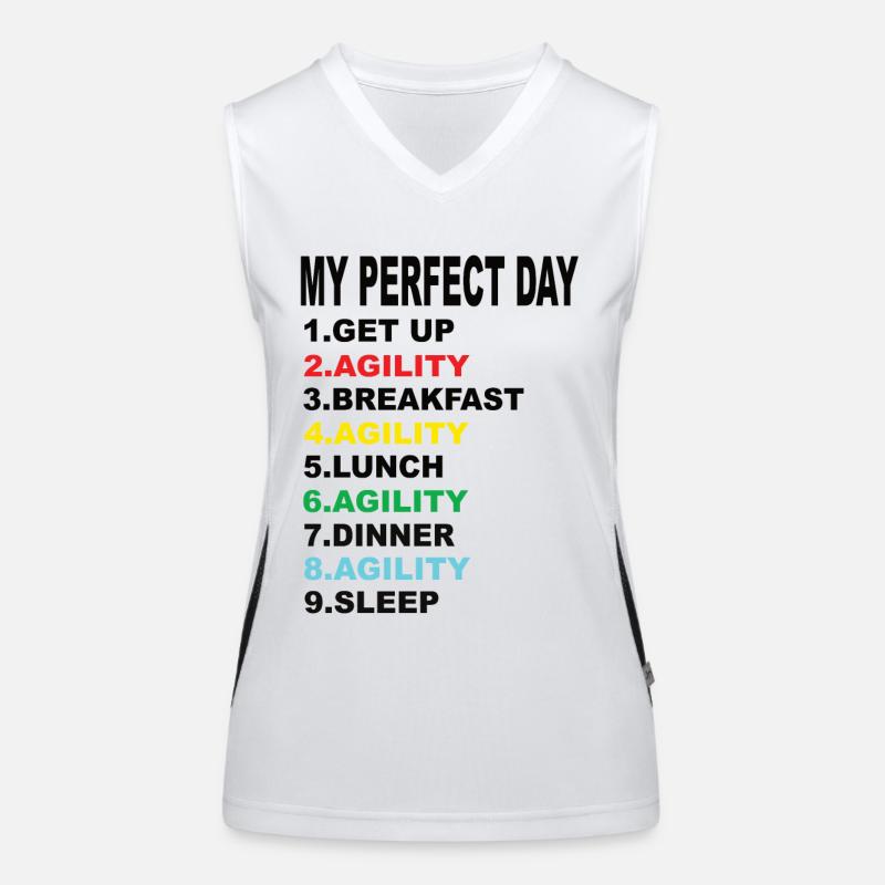 Mon agilité de jour parfaite Débardeur respirant contrasté Femme