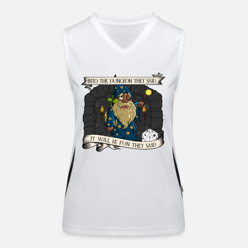 D20 Role-playing game - It will be fun - Well Crap Women's Functional Contrast Tank Top