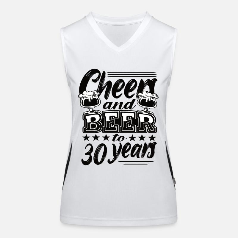 30th birthday Women's Functional Contrast Tank Top