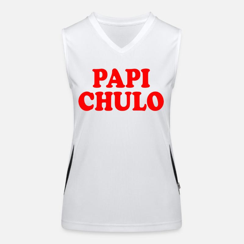 Papi chulo Funktionelles Kontrast-Tank Top für Frauen