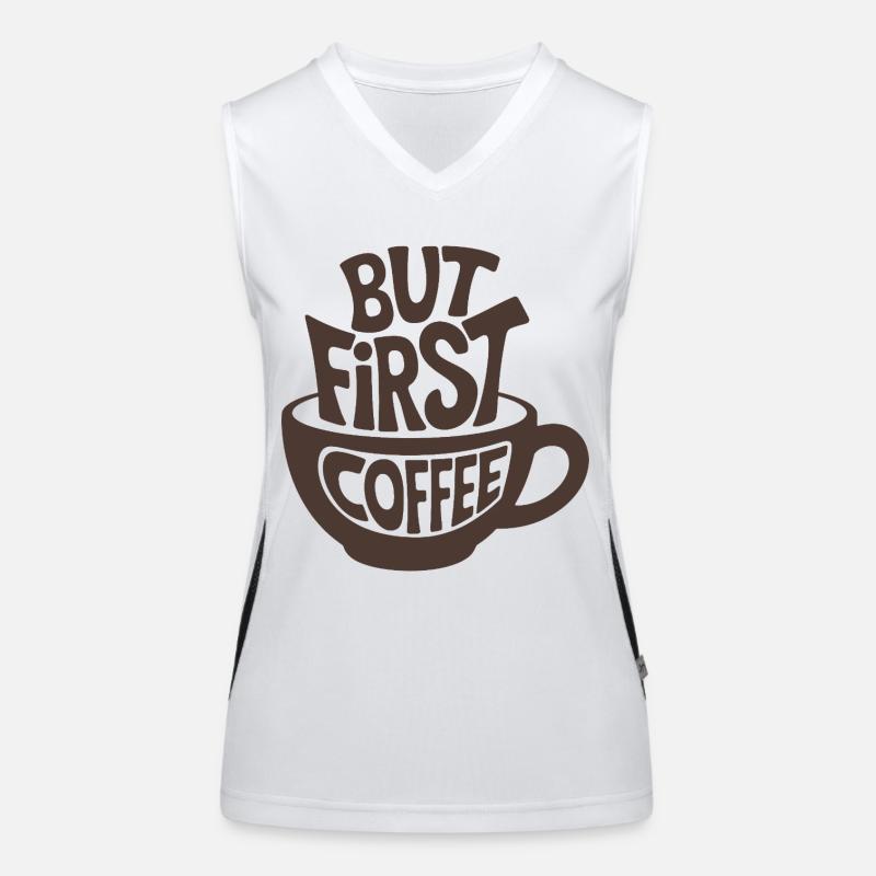 But First Coffee Women's Functional Contrast Tank Top