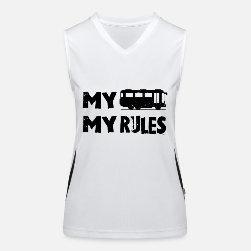 Busfahrer Funktionelles Kontrast-Tank Top für Frauen