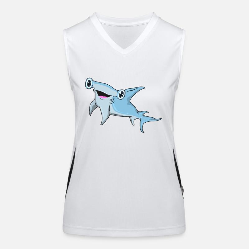 Requin-marteau Débardeur respirant contrasté Femme