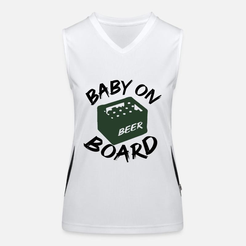 Beer on board Women's Functional Contrast Tank Top