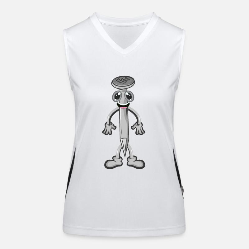 Nail Artisan Women's Functional Contrast Tank Top