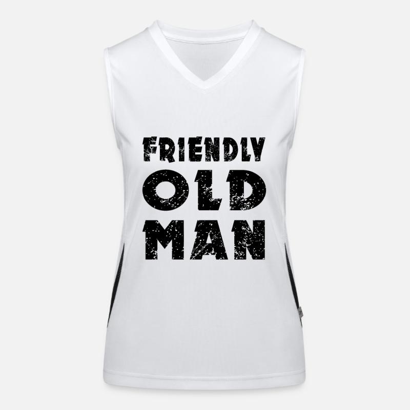 Old Man Débardeur respirant contrasté Femme