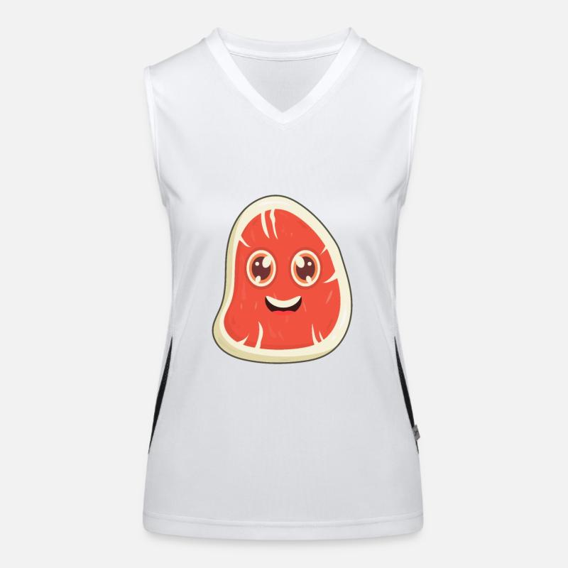 Steak Débardeur respirant contrasté Femme