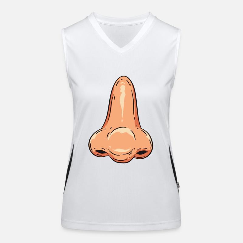 Nez Débardeur respirant contrasté Femme