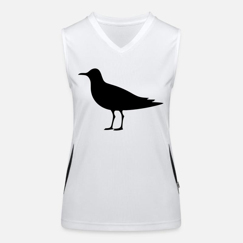 Oiseau Débardeur respirant contrasté Femme