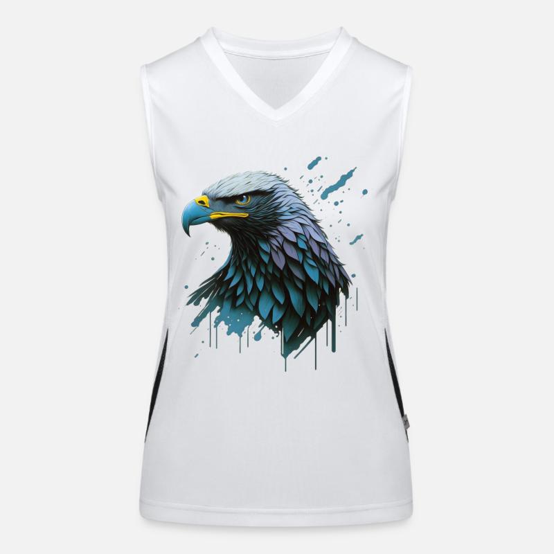 Unleash the Majesty: Eagle Women's Functional Contrast Tank Top