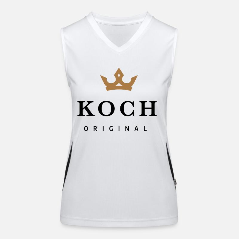 Cuire Débardeur respirant contrasté Femme