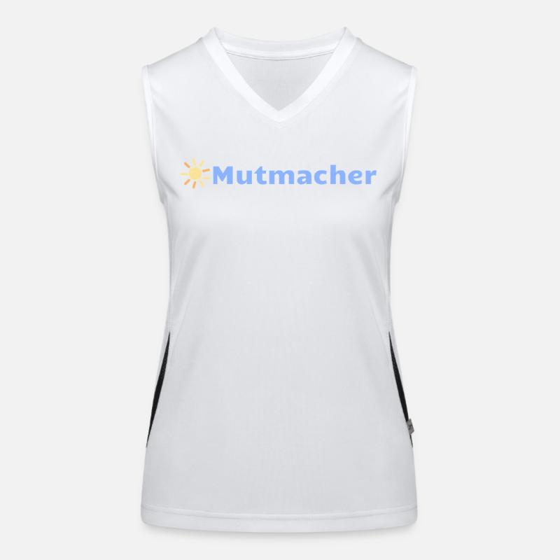 Mutmacher Funktionelles Kontrast-Tank Top für Frauen