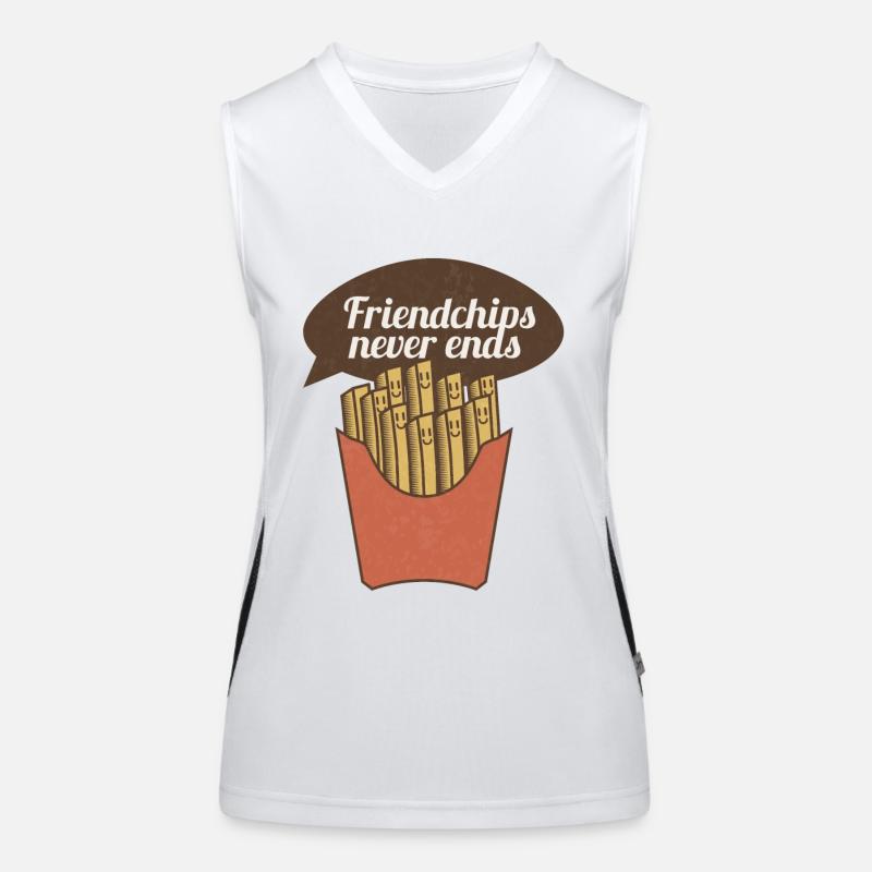 friendchips Women's Functional Contrast Tank Top