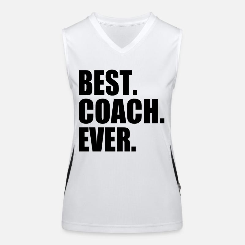 Best coach ever Women's Functional Contrast Tank Top