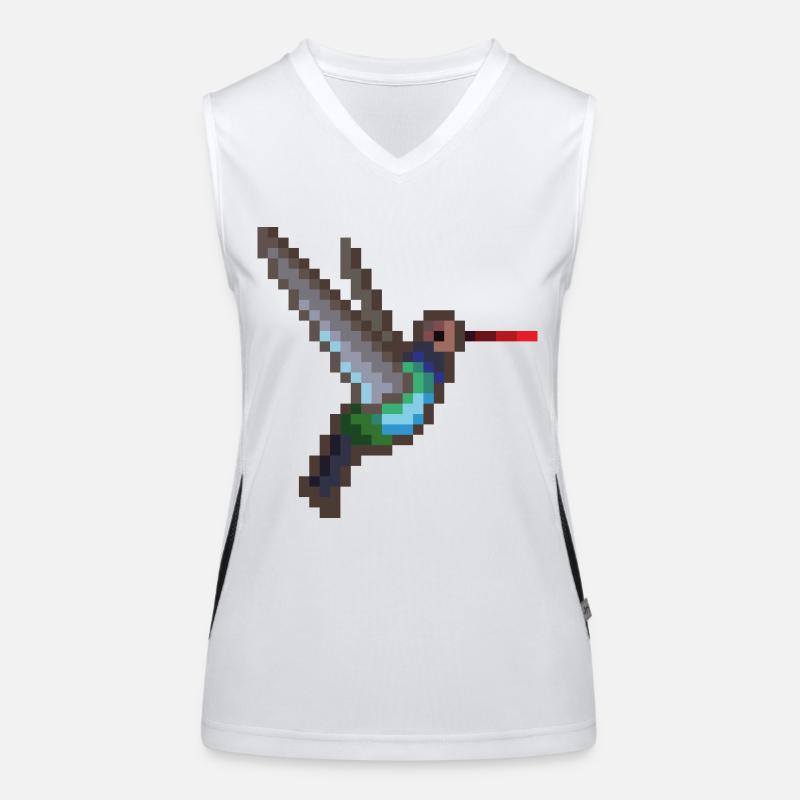 Vogel Funktionelles Kontrast-Tank Top für Frauen