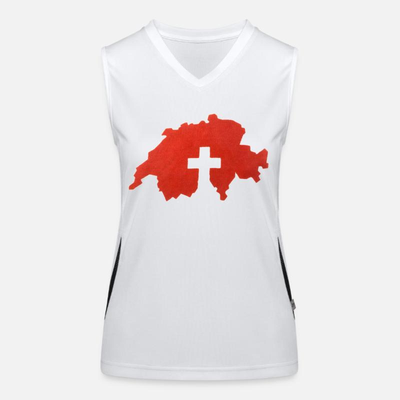 Croix de Suisse Débardeur respirant contrasté Femme