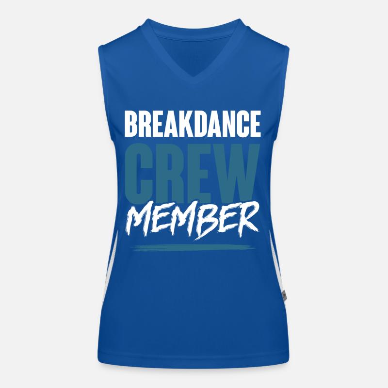 Équipe de breakdance Débardeur respirant contrasté Femme