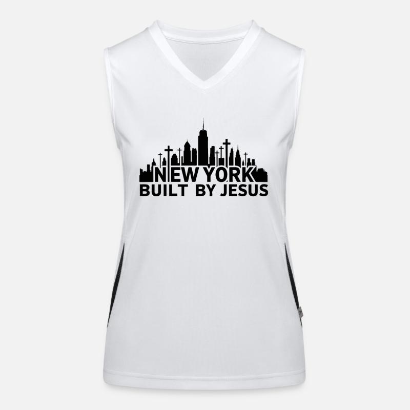 New York Built by Jesus Women's Functional Contrast Tank Top
