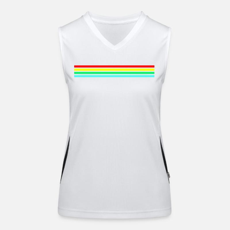 Retro Neon Friendly Raider Women's Functional Contrast Tank Top
