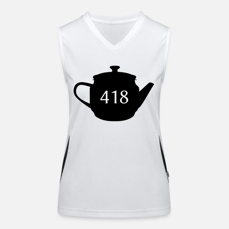 HTTP error 418 - I'm a teapot Women's Functional Contrast Tank Top