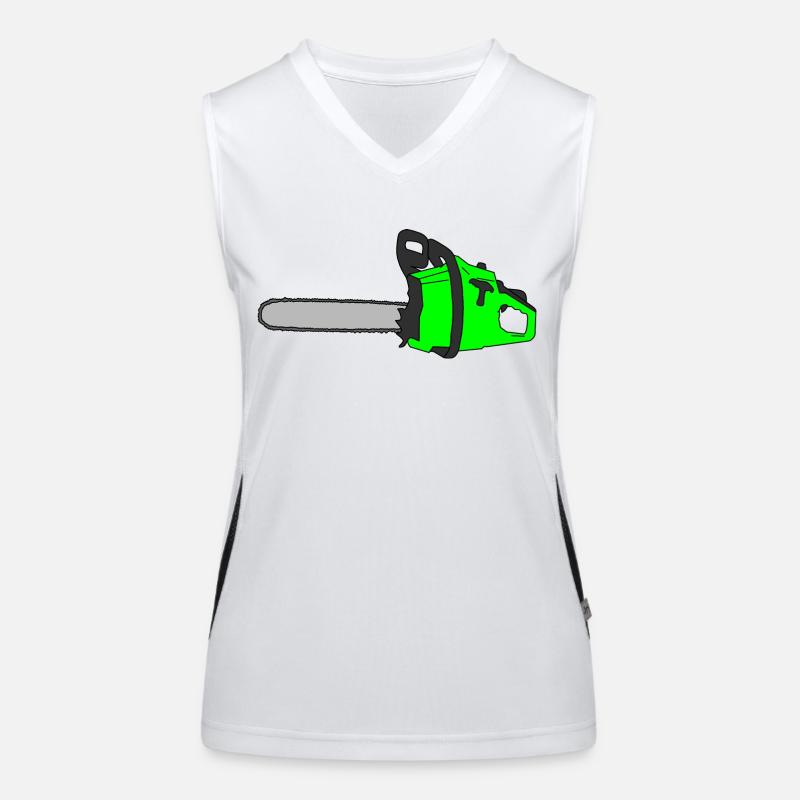 tronçonneuse Débardeur respirant contrasté Femme