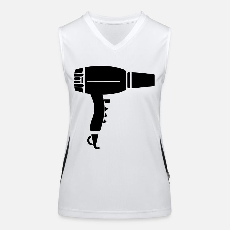 Seche cheveux Débardeur respirant contrasté Femme