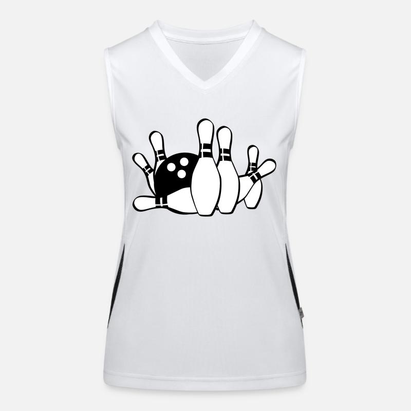 bowling Women's Functional Contrast Tank Top