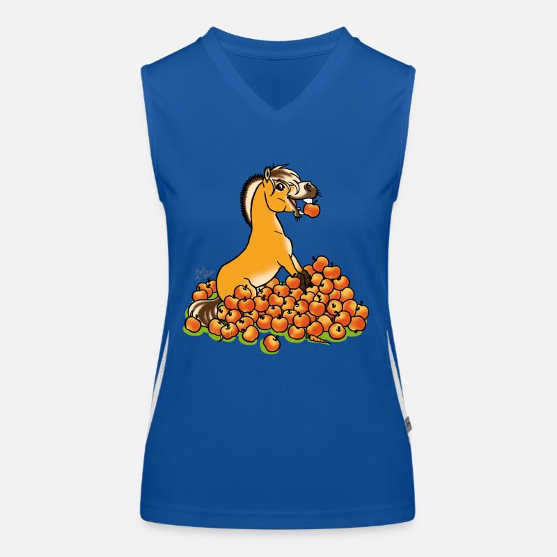 Fjord Apfel! Funktionelles Kontrast-Tank Top für Frauen
