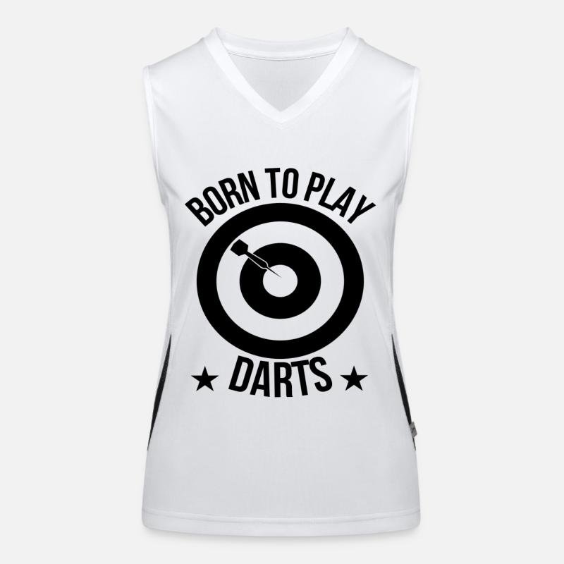 jeu de fléchettes Débardeur respirant contrasté Femme