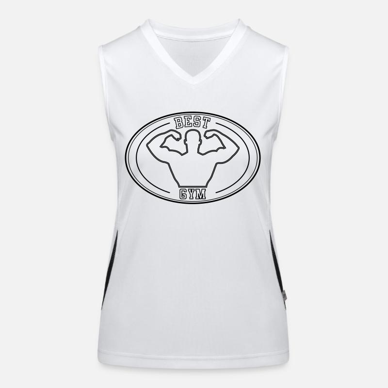 bodybuilder Funktionelles Kontrast-Tank Top für Frauen