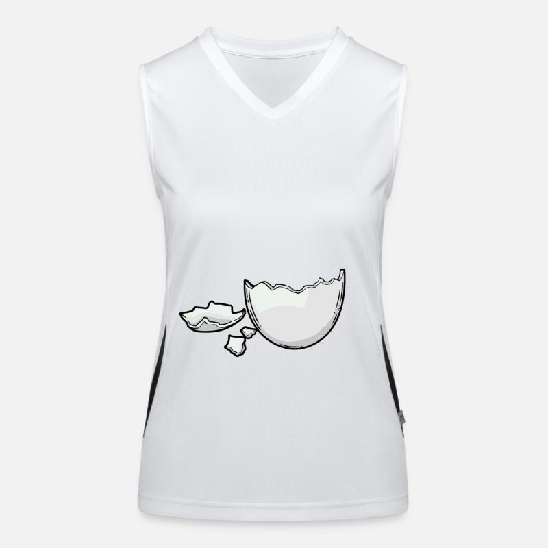 Eggshell Egg Eggs Hatch Baby Birth Pregnant Women's Functional Contrast Tank Top
