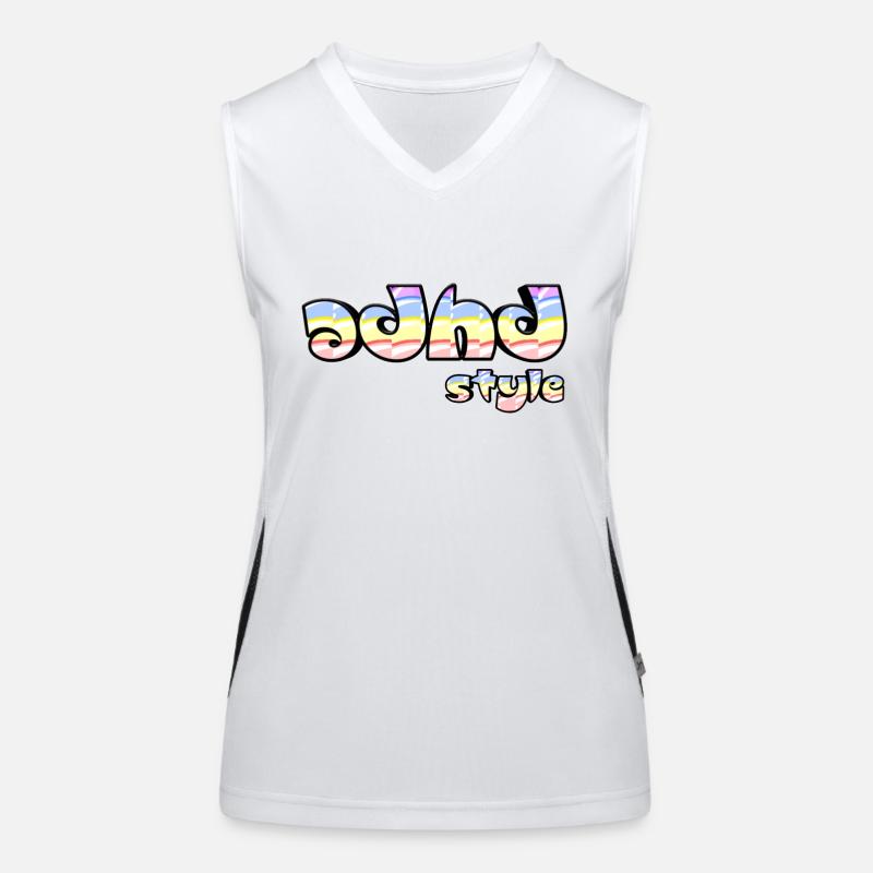 Style Adhd Débardeur respirant contrasté Femme