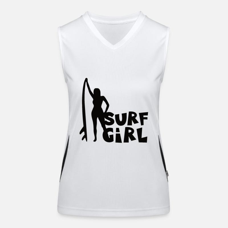 Surf surfing Women's Functional Contrast Tank Top