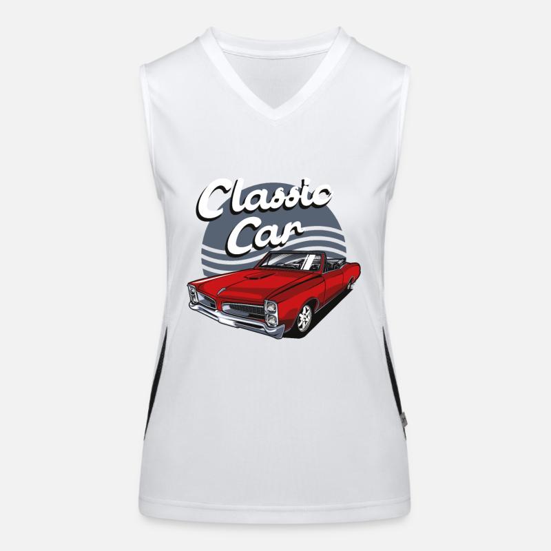 Classic car Women's Functional Contrast Tank Top