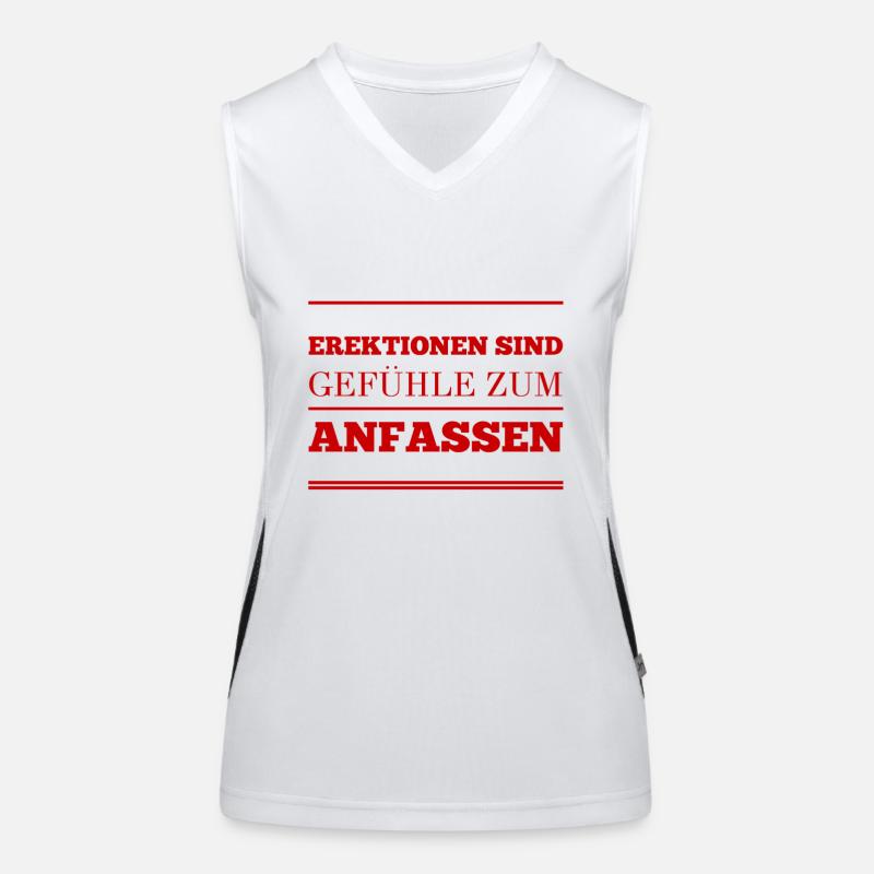 Erektionen Funktionelles Kontrast-Tank Top für Frauen