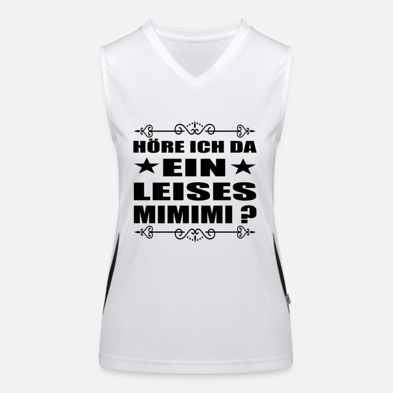 MIMIMI ich höre immer nur MIMIMI Funktionelles Kontrast-Tank Top für Frauen