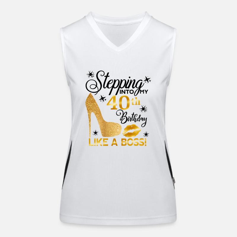 40 Débardeur respirant contrasté Femme