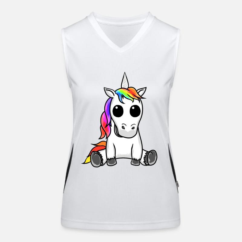Außerirdisches Einhorn Rausch Alien Drogen Extase Funktionelles Kontrast-Tank Top für Frauen
