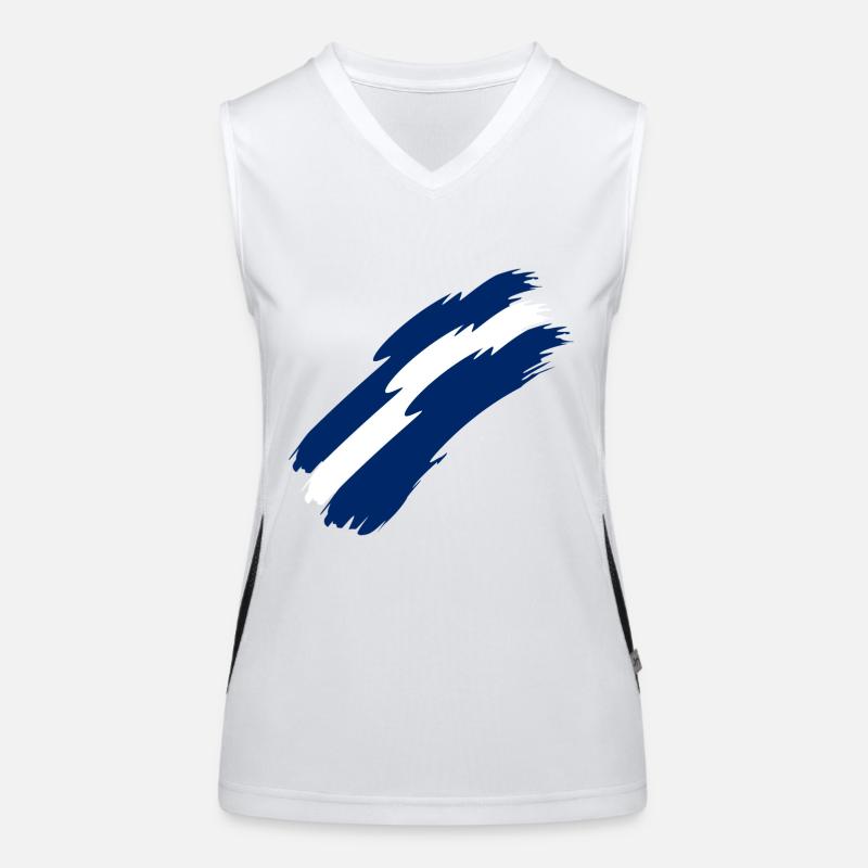 Israel Funktionelles Kontrast-Tank Top für Frauen
