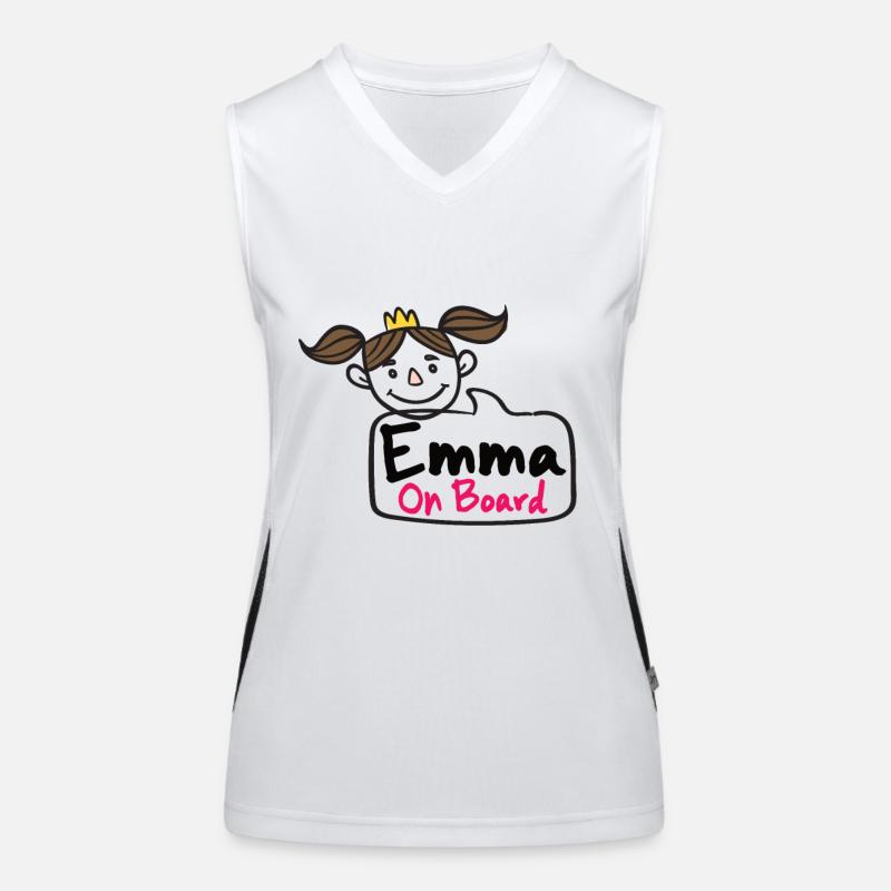 Emma On Board Women's Functional Contrast Tank Top