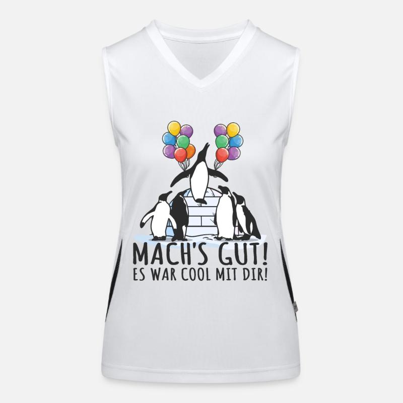 Jobwechsel Abschied Kollegen Abschiedsgeschenk Funktionelles Kontrast-Tank Top für Frauen
