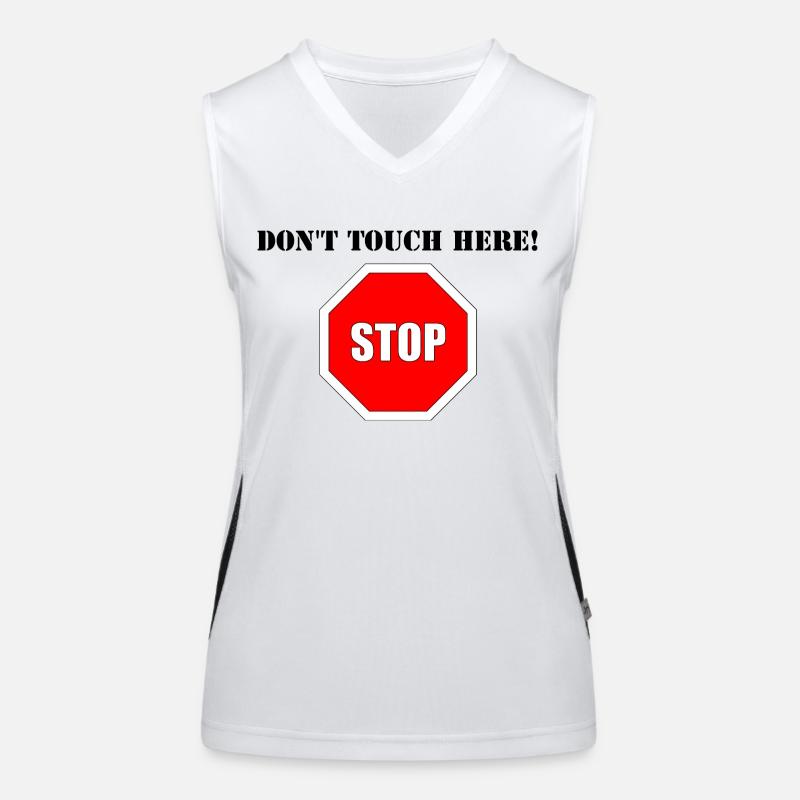Dont Touch Funktionelles Kontrast-Tank Top für Frauen