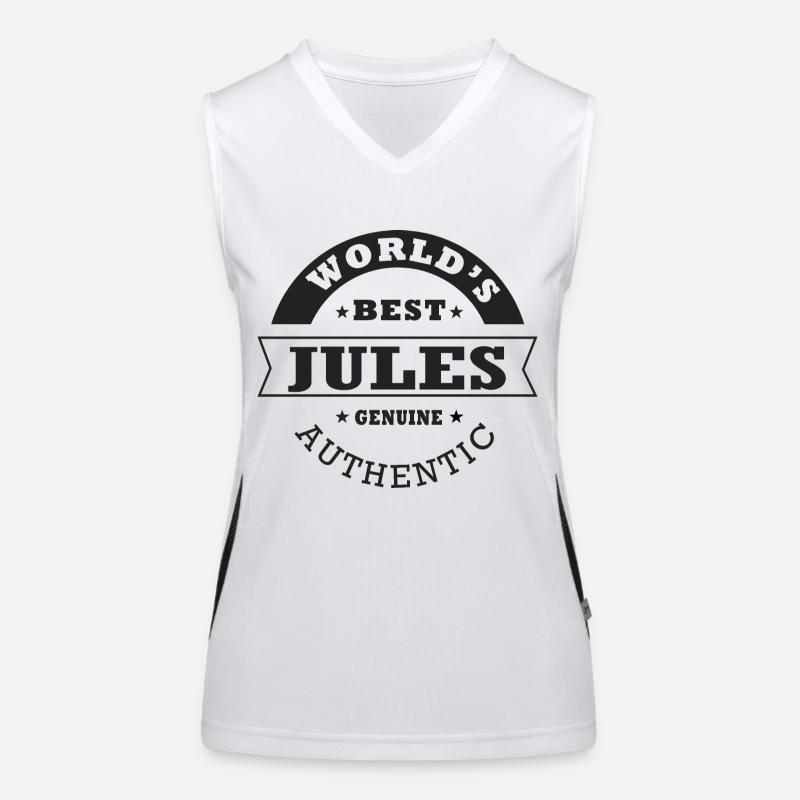 Jules Tshirt Personalized Name Gift Jules Women's Functional Contrast Tank Top