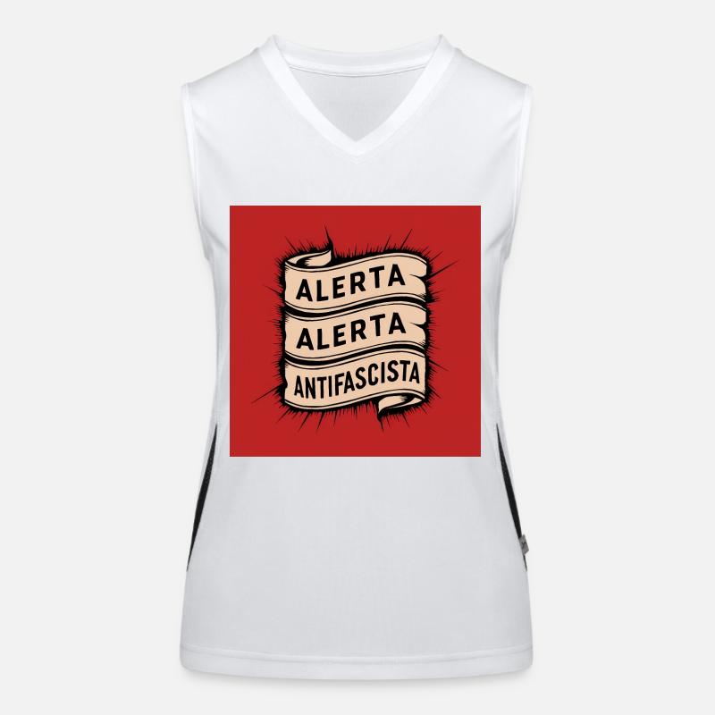 Alerta Antifasciste Débardeur respirant contrasté Femme