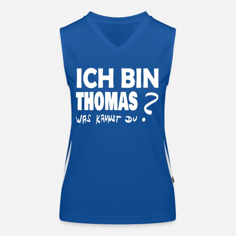 Cadeau pour Thomas Débardeur respirant contrasté Femme