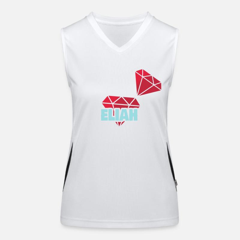 Elijah as Precious Women's Functional Contrast Tank Top