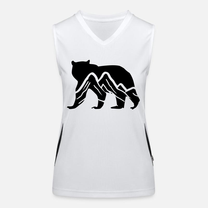 Bear Mountains Women's Functional Contrast Tank Top